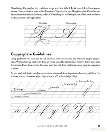 Copperplate Calligraphy Practice Book - Christen A Turney [KSIĄŻKA]