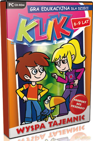 Klik. Wyspa tajemnic. Gra edukacyjna PC CD-ROM [CD]