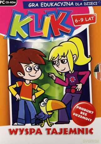 Klik. Wyspa tajemnic. Gra edukacyjna PC CD-ROM [CD]