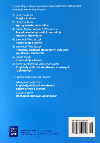 Konstrukcje budowlane cz.2. Wytrzymałość materiałów. Podręcznik - Janik Grażyna [KSIĄŻKA]