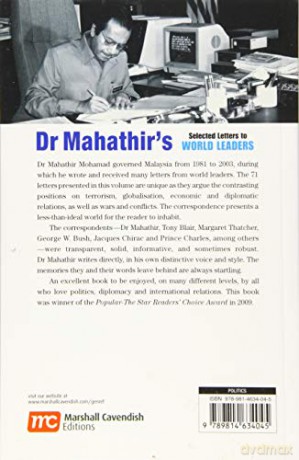 Dr Mahathirs Selectd Lettrs/Wld Leadrs 1 - Mohamad Mahathir [KSIĄŻKA]