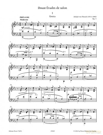 Complete Etudes For Piano Volume Ii Douz - Adolph Von Henselt [KSIĄŻKA]