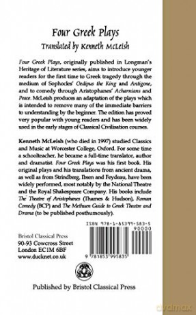 Four Greek Plays - Kenneth (Tra Mcleih [KSIĄŻKA]
