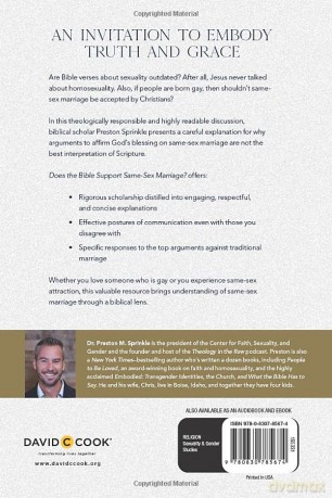 Does The Bible Support Samesex Marriage - Preston M Sprinkle [KSIĄŻKA]