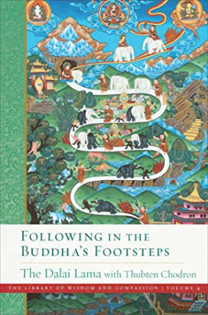 Following In The Buddhas Footsteps - Dalai Lama [KSIĄŻKA]