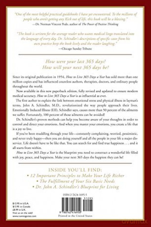 How To Live 365 Days A Year - John A. Schindler [KSIĄŻKA]