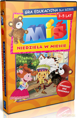 Miś. Niedziela w mieście. Gra edukacyjna PC CD-ROM [CD]