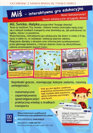 Miś. W podróży. Gra edukacyjna PC CD-ROM [CD]