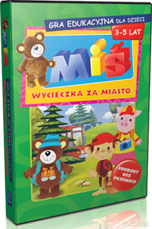 Miś. Wycieczka za miasto. Gra edukacyjna PC CD-ROM [CD]