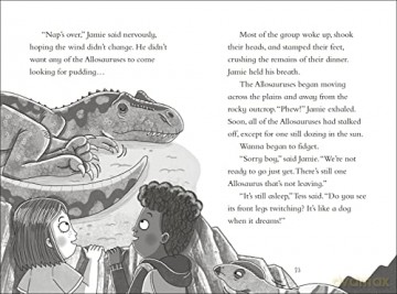 Dinosaur Club Avoiding The Allosaurus - Rex Stone [KSIĄŻKA]
