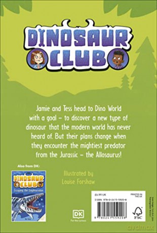 Dinosaur Club Avoiding The Allosaurus - Rex Stone [KSIĄŻKA]