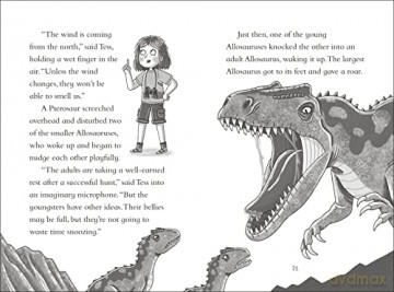 Dinosaur Club Avoiding The Allosaurus - Rex Stone [KSIĄŻKA]