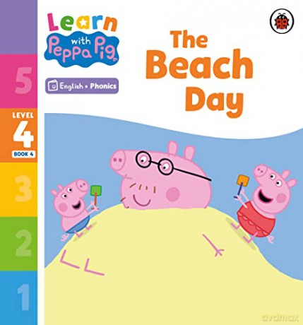 Beach Day Level 4 Book 4 - Peppa Pig [KSIĄŻKA]