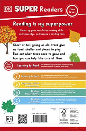 Dk Super Readers Pre Level Save/Trees - Dk [KSIĄŻKA]