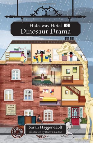 Hideaway Hotel Dinosaur Drama Brown - Sarah Hagger-Holt [KSIĄŻKA]