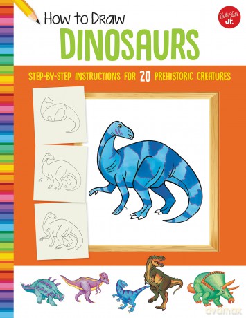 How To Draw Dinosaurs - Shelly Jeff [KSIĄŻKA]