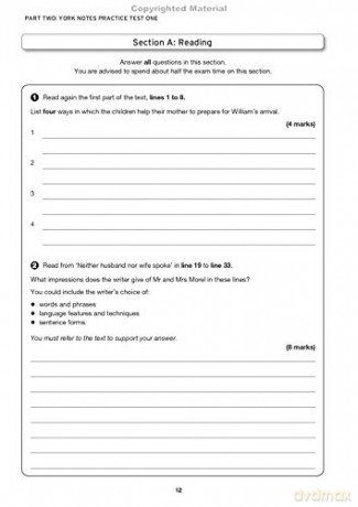 English Language Practice Tests York Not [KSIĄŻKA]