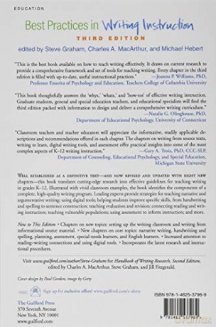 Best Practices In Writing Instruction Th - Steve Graham [KSIĄŻKA]