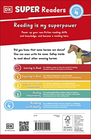 Dk Super Readers Level 4 Horse Heroes - Dk [KSIĄŻKA]