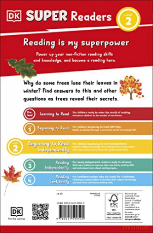 Dk Super Readers Level 2/Life Of Trees - Dk [KSIĄŻKA]