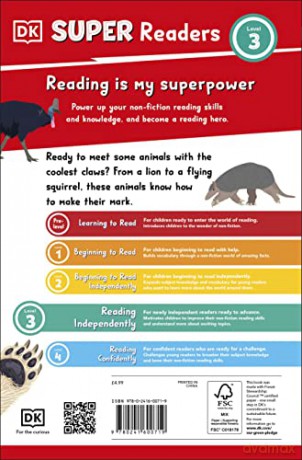 Dk Super Readers Level 3 Claws - Dk [KSIĄŻKA]