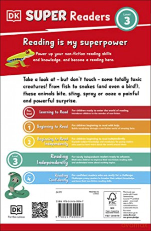 Dk Super Readers Level 3/Venomous Animal - Dk [KSIĄŻKA]