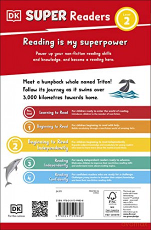 Dk Super Readers Level 2/Humpback Whale - Dk [KSIĄŻKA]