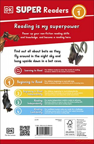 Dk Super Readers Level 1 All About Bats - Dk [KSIĄŻKA]