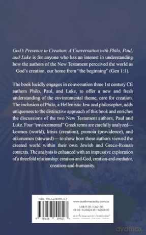 Gods Presence In Creation A Conversation - Cdp N Lida C Rdova [KSIĄŻKA]