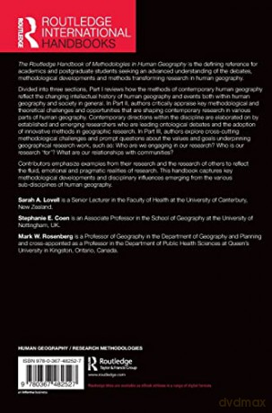 Handbook Of Methodologies In Human Geogr - Mark W. Rosenberg [KSIĄŻKA]