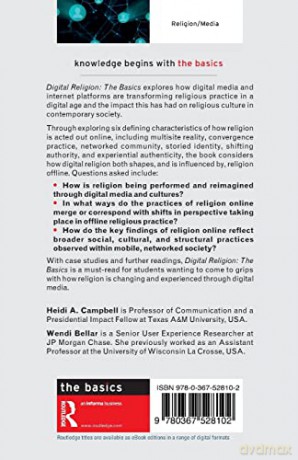 Digital Religion The Basics - Wendi Bellar [KSIĄŻKA]