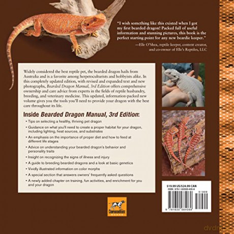 Bearded Dragon Manual 3 Edition - De Vosjoil P [KSIĄŻKA]