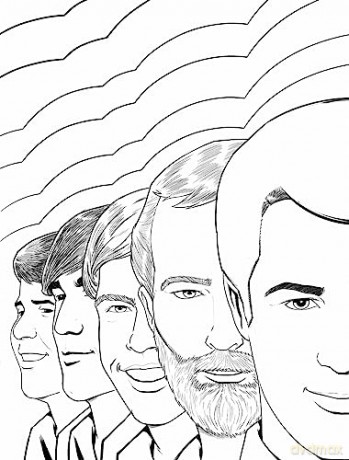 Beach Boys Official Coloring Book - David Calcano [KSIĄŻKA]