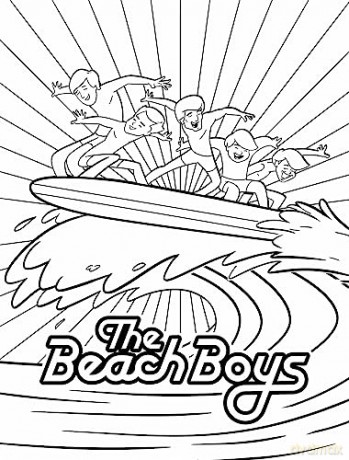 Beach Boys Official Coloring Book - David Calcano [KSIĄŻKA]