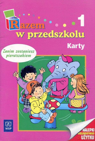 Razem w przedszkolu 5 i 6-latka karty pracy cz.1 Edukacja przedszkolna - Anna Lada-Grodzicka, Danuta Piotrowska [KSIĄŻKA]