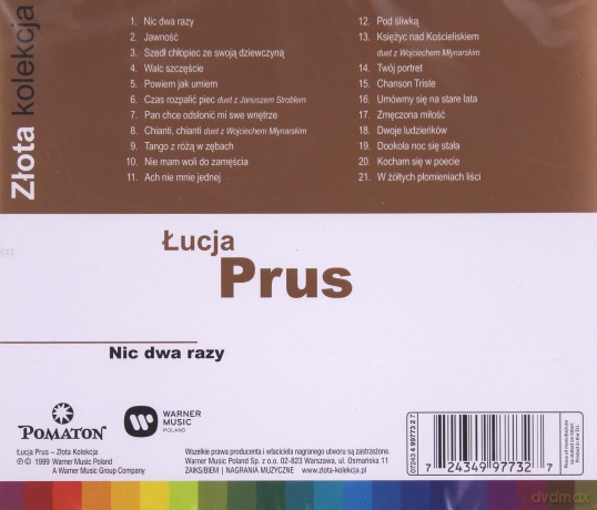 Łucja Prus: Złota Kolekcja [CD]