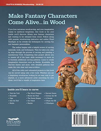 Carving Fantasy Characters - Floyd Rhadigan [KSIĄŻKA]