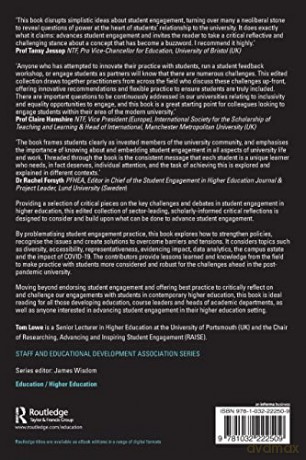 Advancing Student Engagement In Higher E - Tom Lowe [KSIĄŻKA]