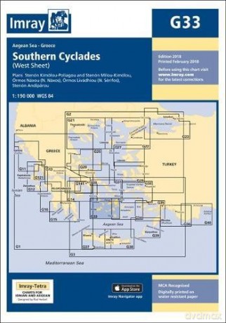 G33 Southern Cyclades West Sheet [KSIĄŻKA]