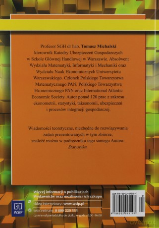 Statystyka. Zbiór zadań - Michalski Tomasz [KSIĄŻKA]
