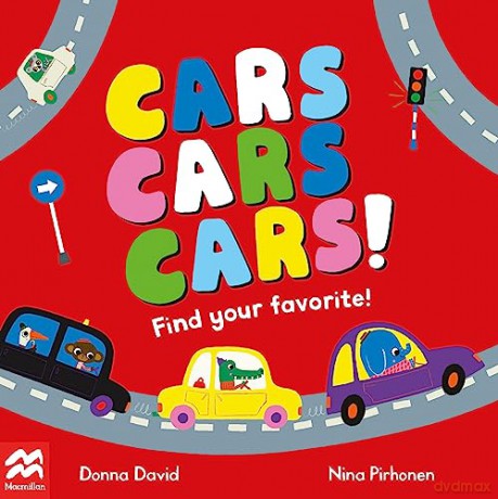 Cars Cars Cars Find Your Favourite - Donna David [KSIĄŻKA]