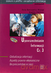 Upowszechnianie informacji. Podręcznik cz.3 - Anna Benicewicz-Miazga, Bogdan Zieliński [KSIĄŻKA]
