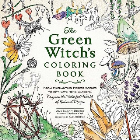 Green Witchs Coloring Book - Arin Murphy-Hiscock [KSIĄŻKA]