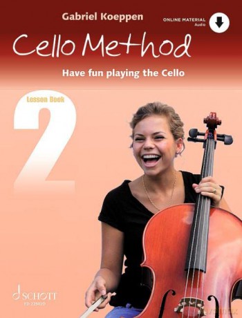 Cello Method Lesson Book 2 Online Audio - Koeppen G [KSIĄŻKA]