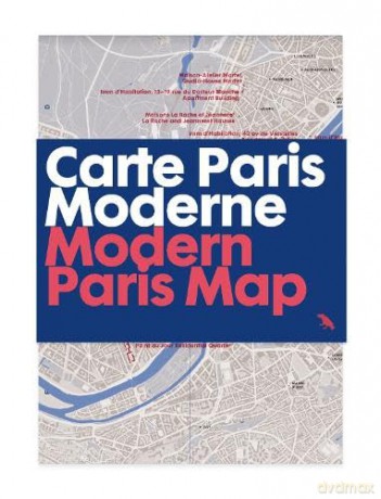 Carte Paris Modern Modern Paris Map - Robin Wilson [KSIĄŻKA]