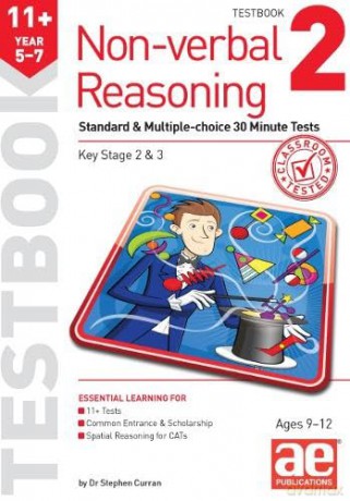 11+ Non-Verbal Reasoning Year 5-7 Test 2 - Dr Stephen Curran [KSIĄŻKA]