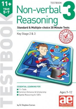 11+ Non-Verbal Reasoning Year 5-7 Test 3 - Dr Stephen Curran [KSIĄŻKA]
