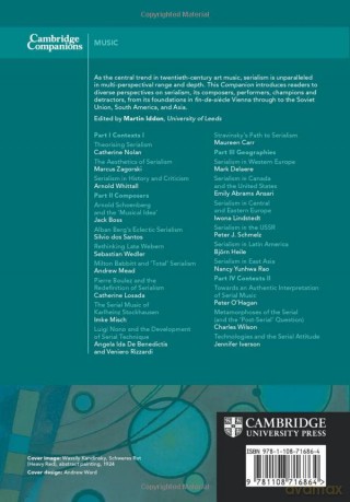 Cambridge Companion To Serialism - Martin Iddon [KSIĄŻKA]