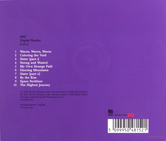 M83: Digital Shades vol.1 [CD]