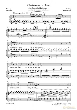 Christmas Is Here - Jonathan Dove [KSIĄŻKA]